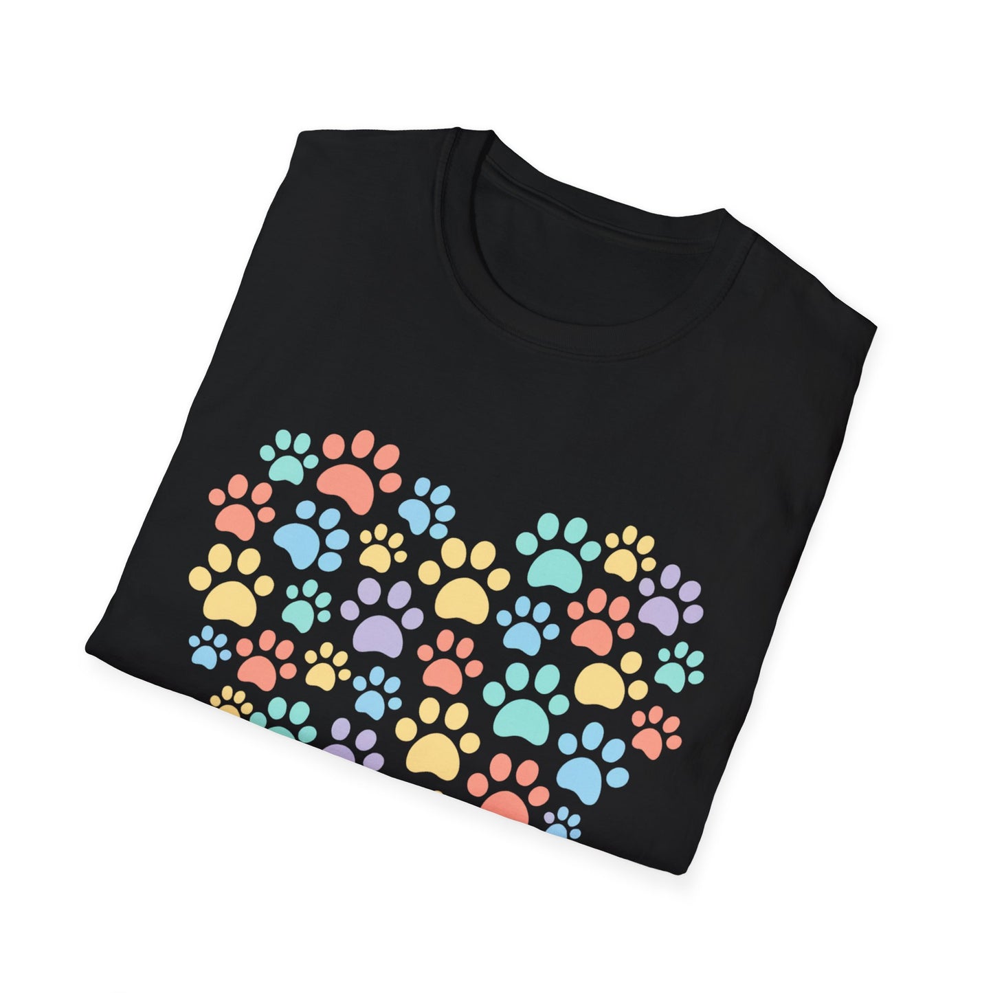 Rainbow Paw Heart T-Shirt