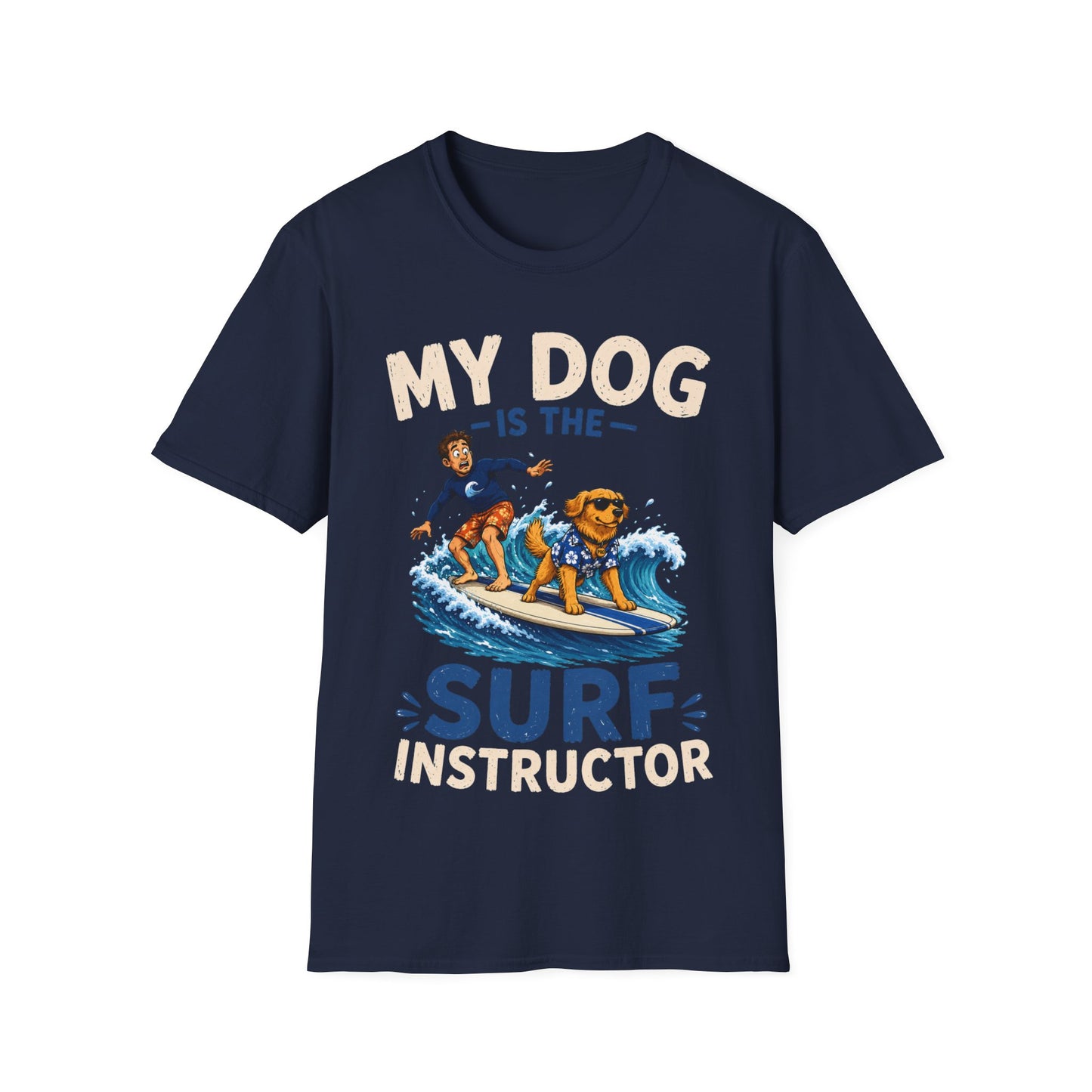 Dog Surf Instructor T-Shirt