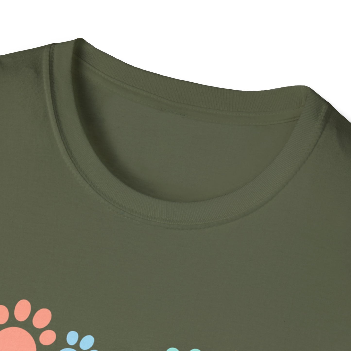Rainbow Paw Heart T-Shirt