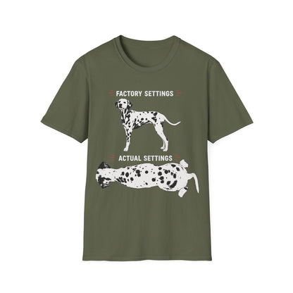 Dalmatian Setting Options T-Shirt