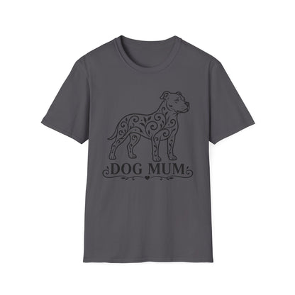 Pitbull Floral Pattern T-Shirt