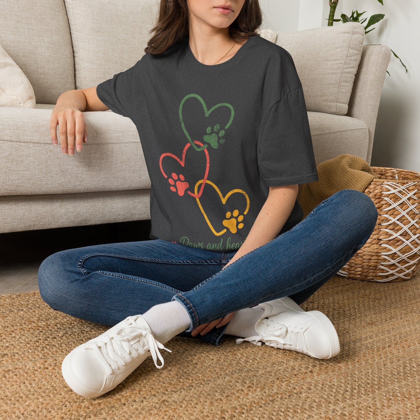 Love Paw Print T-Shirt