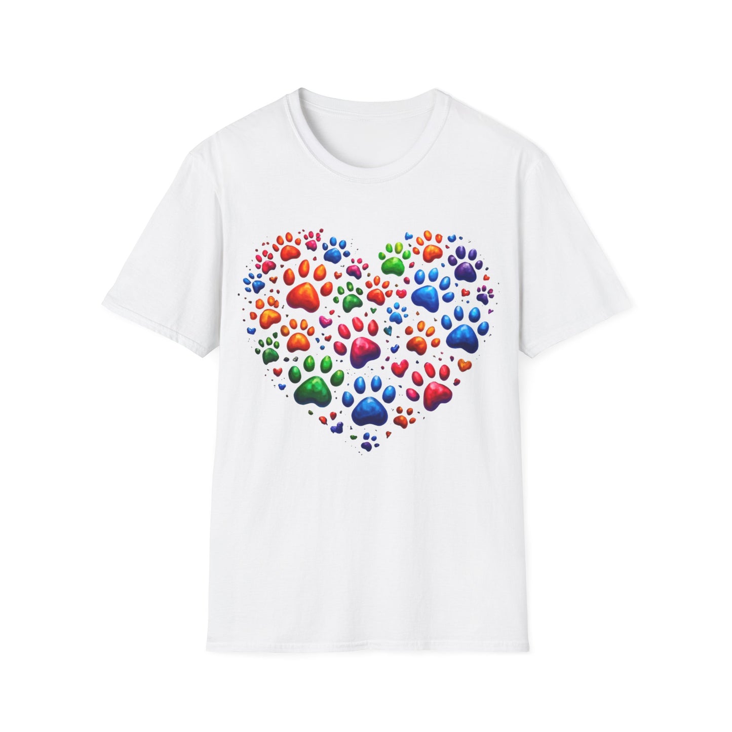 Heart of Paws in 3D T-Shirt