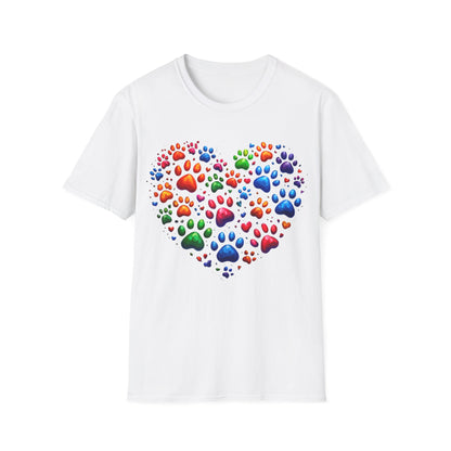 Heart of Paws in 3D T-Shirt
