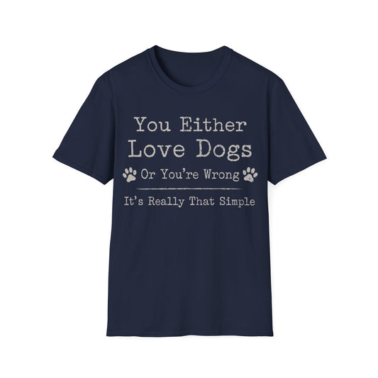 Unconditional Love for Dogs T-Shirt