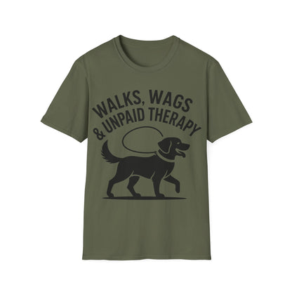 Walks,Wags and Woofs T-Shirt