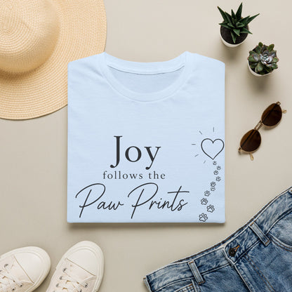 Joy Follows Pawprints T-Shirt
