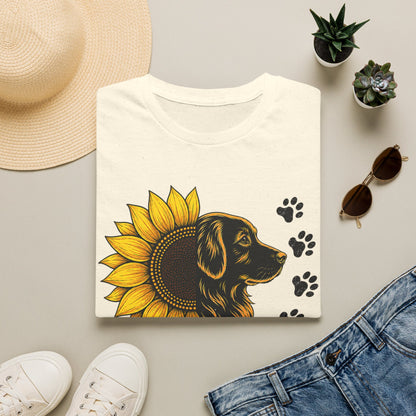 Sunflower Paw Prints T-Shirt