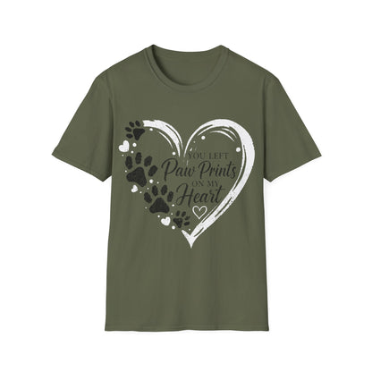 Paw Prints on My Heart T-Shirt