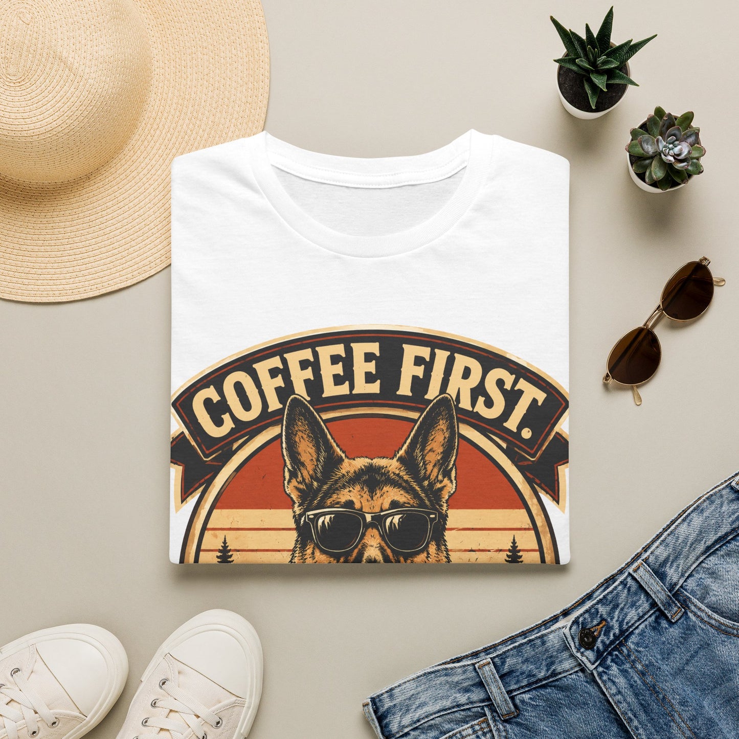 Coffee and Dogs T-Shirt