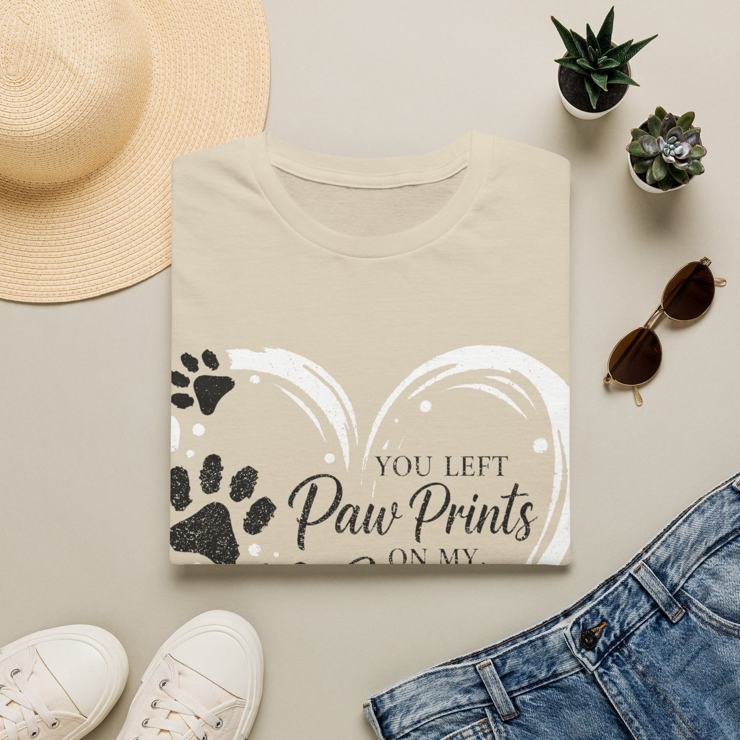 Paw Prints on My Heart T-Shirt