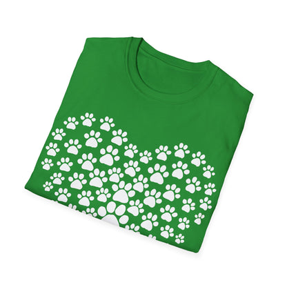 Heart of Paw Prints  T-Shirt