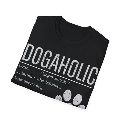 Dogaholic Definition T-Shirt