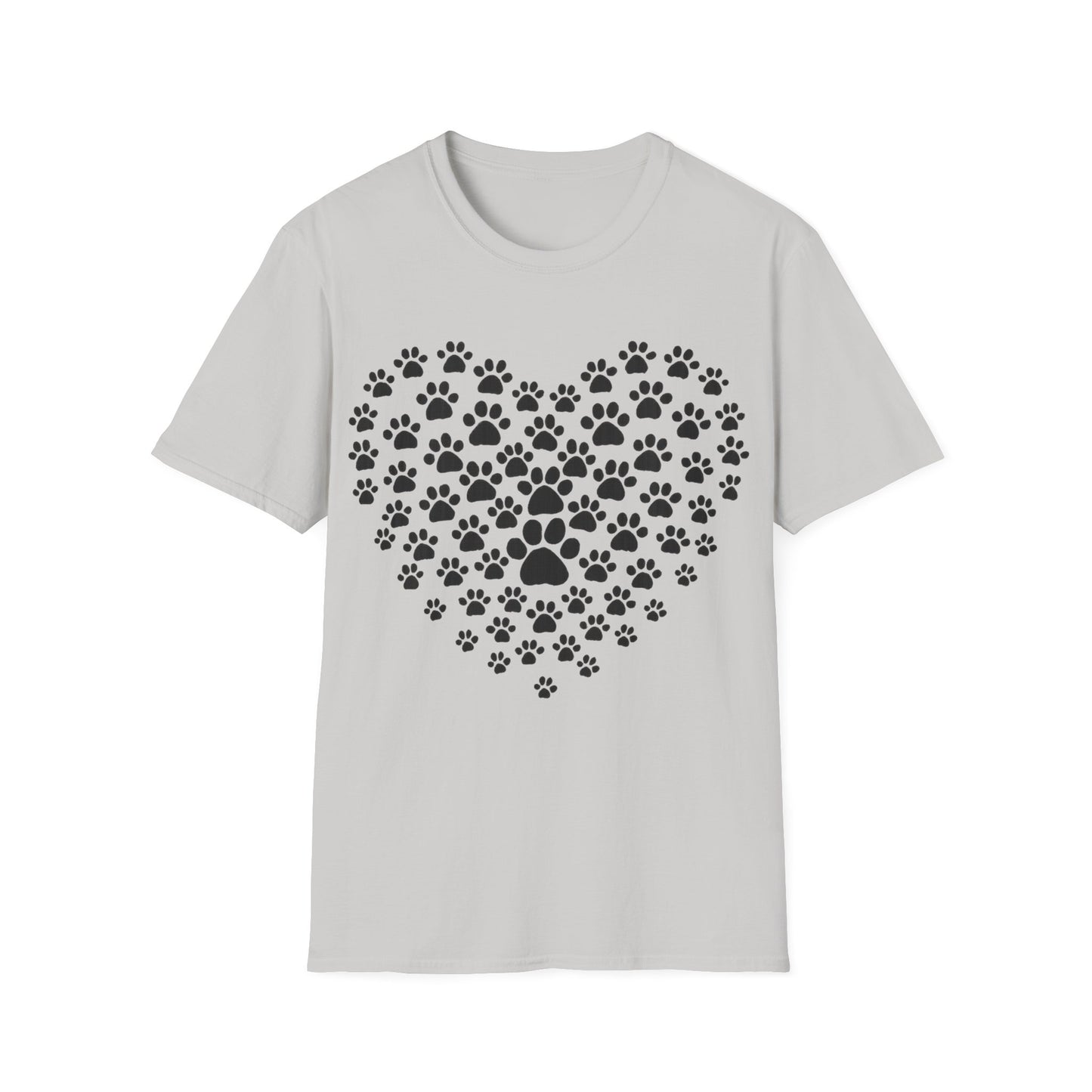 Heart of Paw Prints  T-Shirt