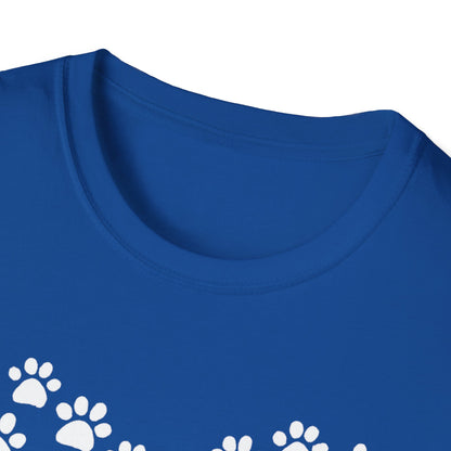 Heart of Paw Prints  T-Shirt
