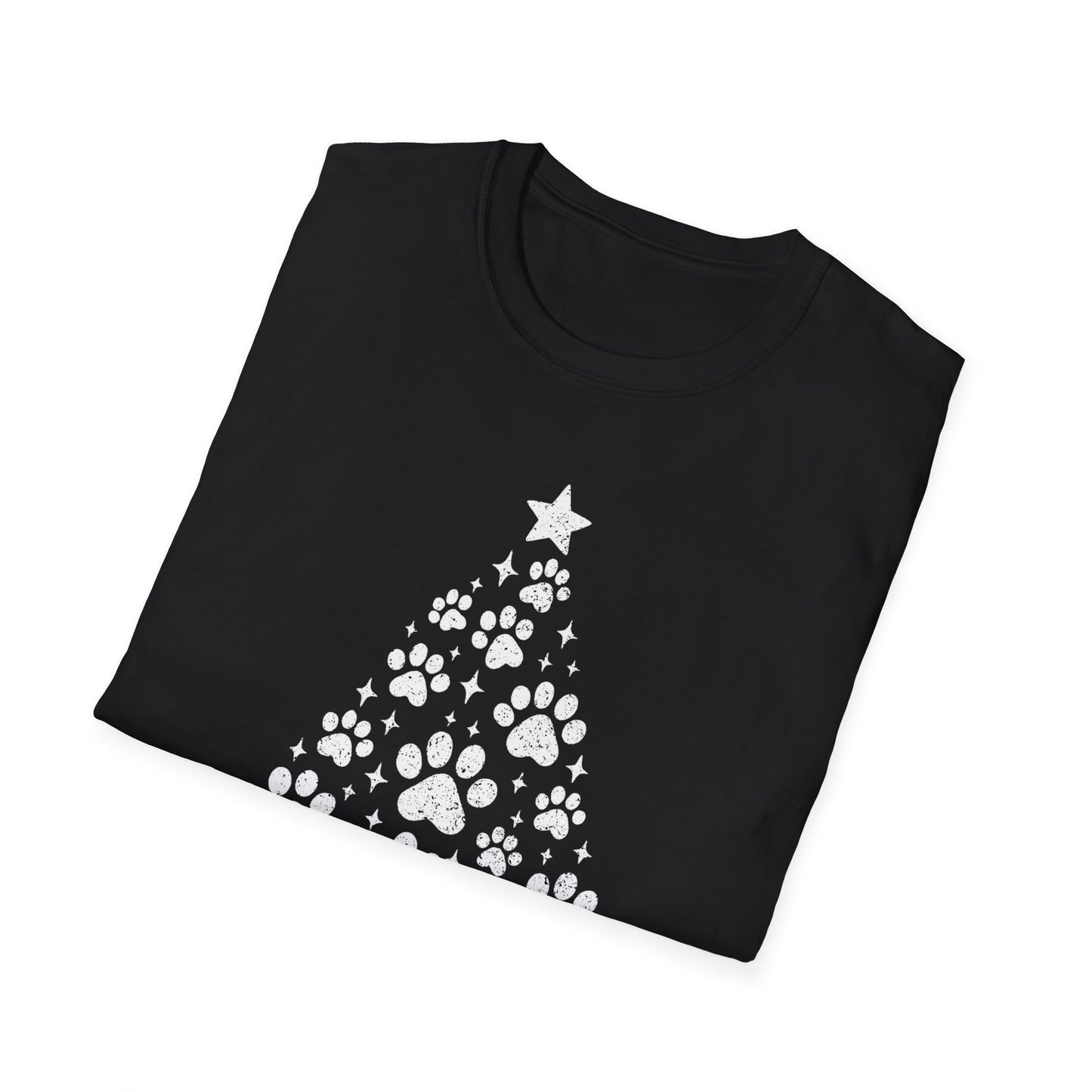 X_Mas Tree Paws T-Shirt