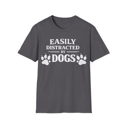 Easily Distracted by Dogs T-Shirt