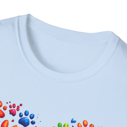 Heart of Paws in 3D T-Shirt