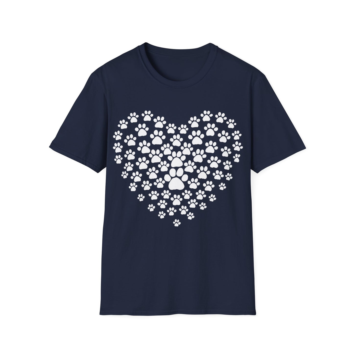 Heart of Paw Prints  T-Shirt
