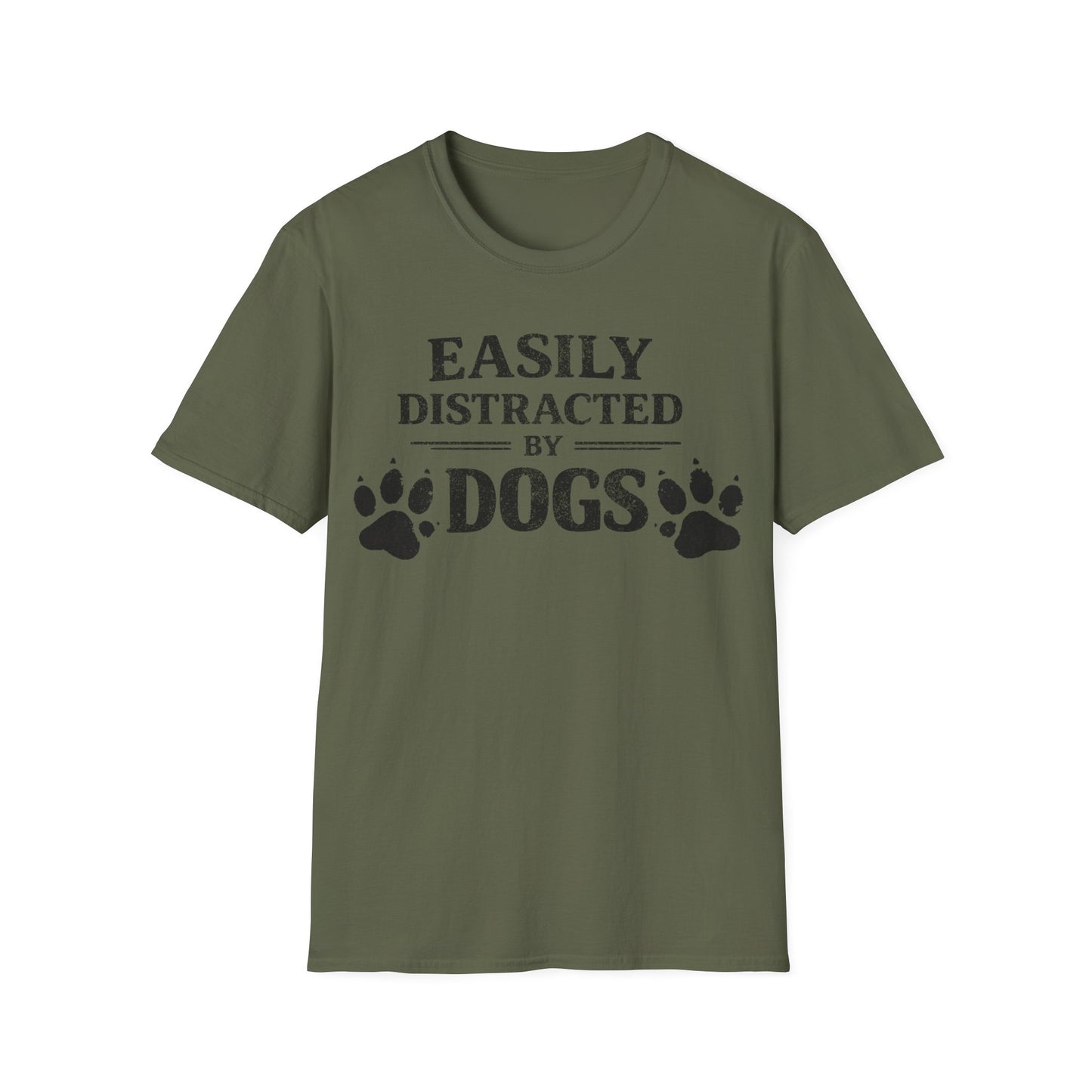 Easily Distracted by Dogs T-Shirt
