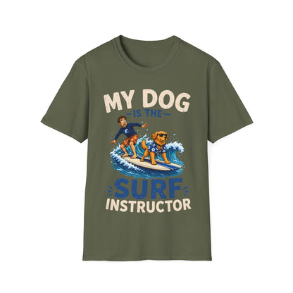 Dog Surf Instructor T-Shirt
