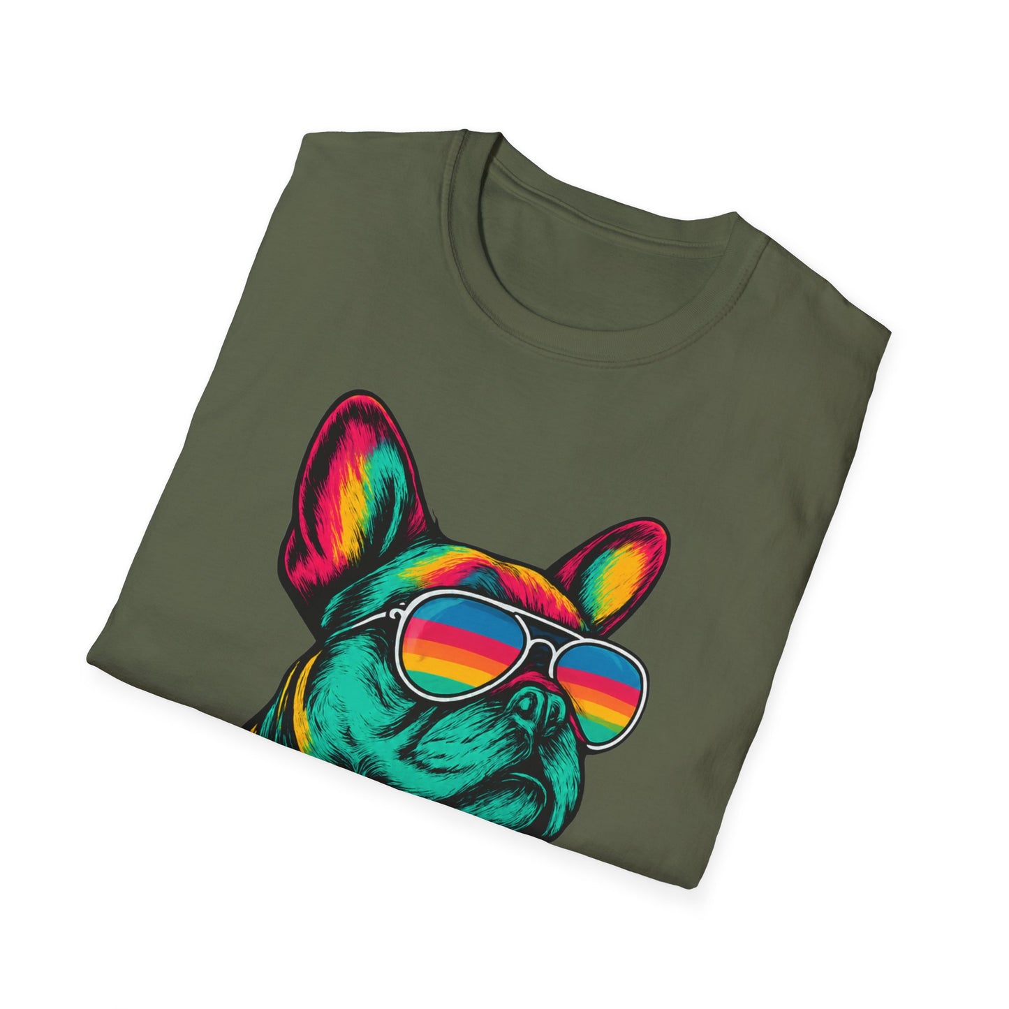 Sunglasses for a Frenchie T-Shirt