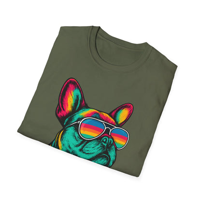 Sunglasses for a Frenchie T-Shirt
