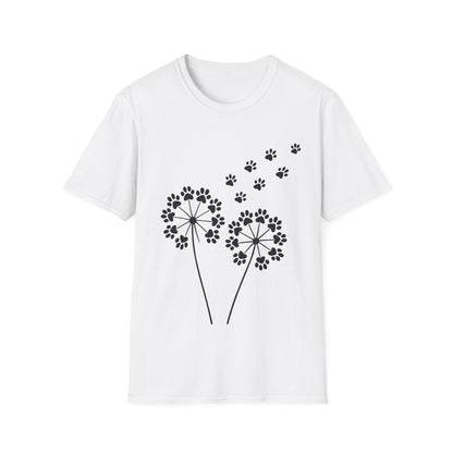 Dandelion Paw Prints T-Shirt