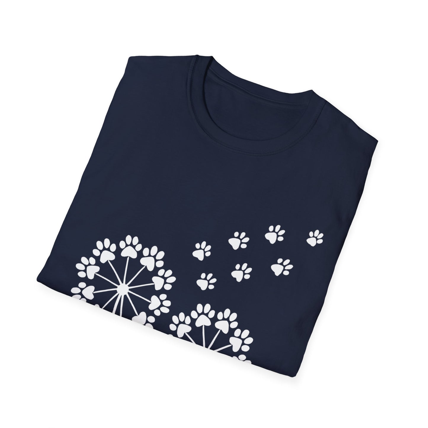 Dandelion Paw Prints T-Shirt