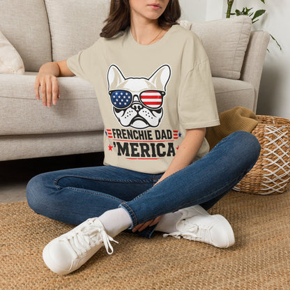 Frenchie American Dad T-Shirt