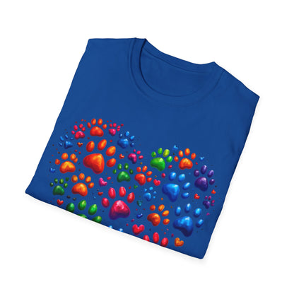 Heart of Paws in 3D T-Shirt