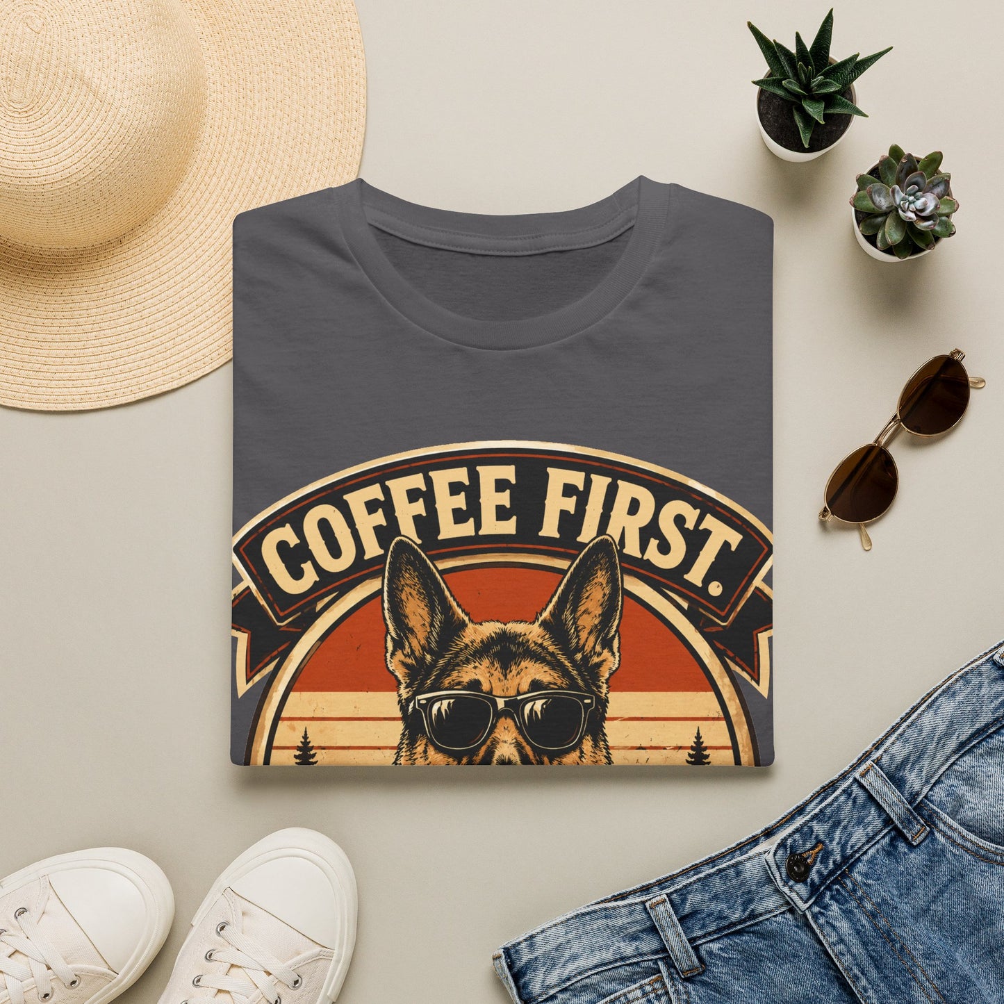 Coffee and Dogs T-Shirt