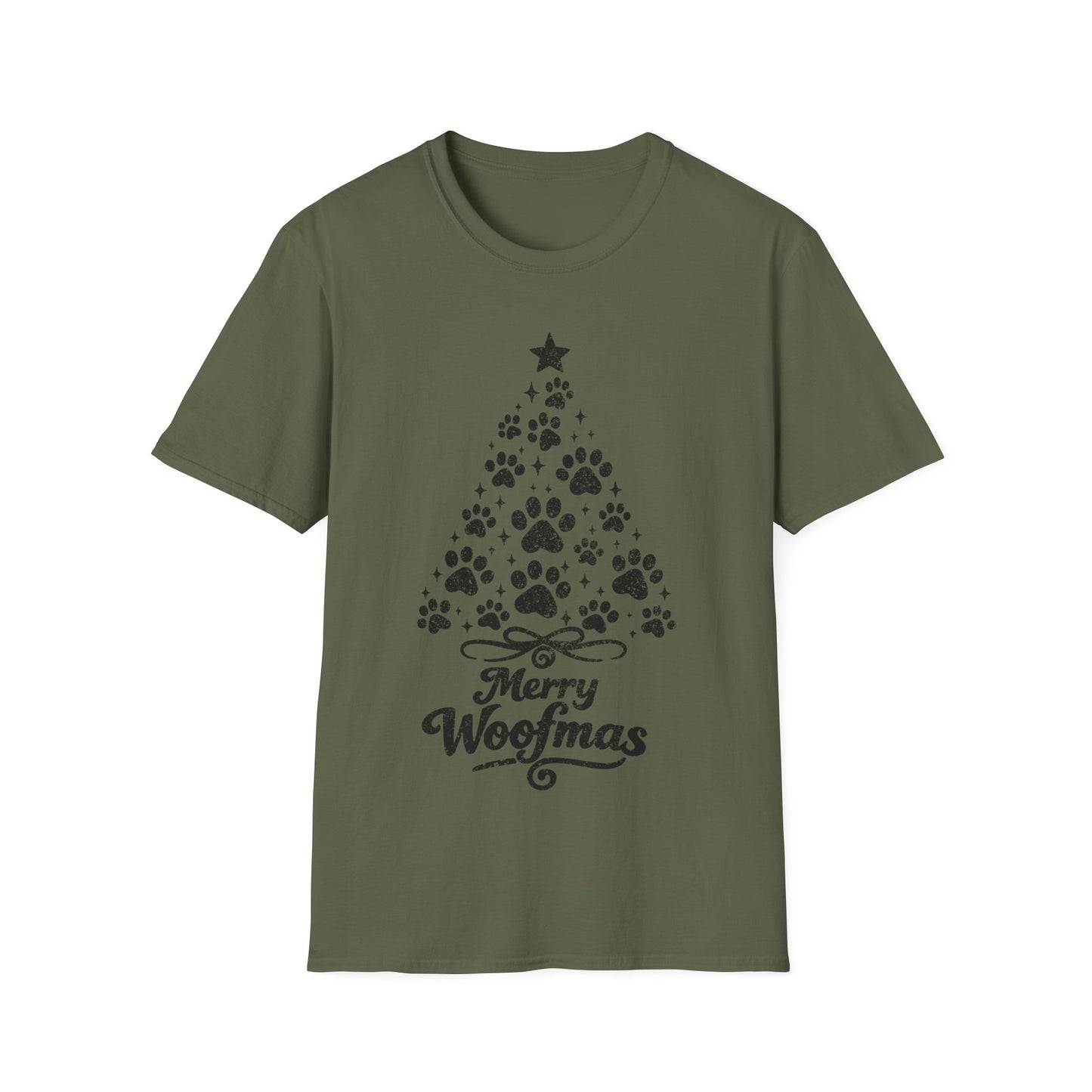 X_Mas Tree Paws T-Shirt