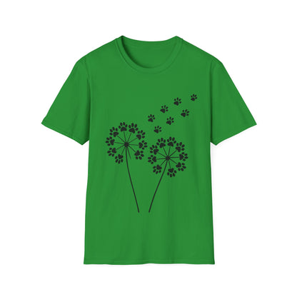 Dandelion Paw Prints T-Shirt