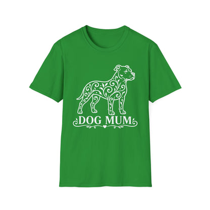 Pitbull Floral Pattern T-Shirt