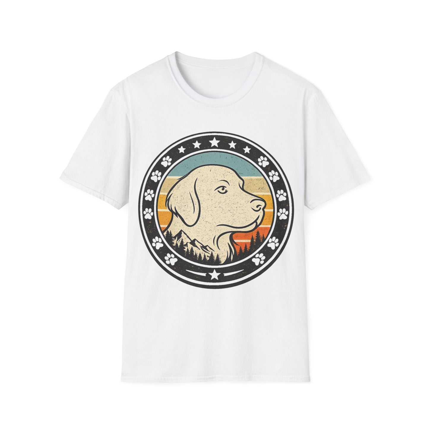 Minimalistic Gold Retriever T-Shirt