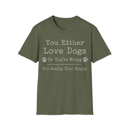Unconditional Love for Dogs T-Shirt