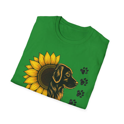 Sunflower Paw Prints T-Shirt