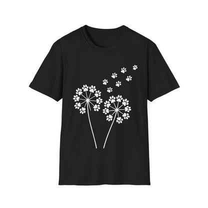 Dandelion Paw Prints T-Shirt