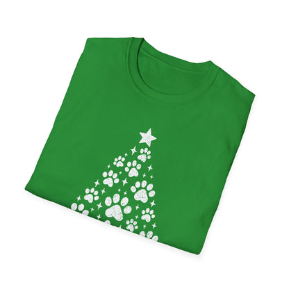 X_Mas Tree Paws T-Shirt