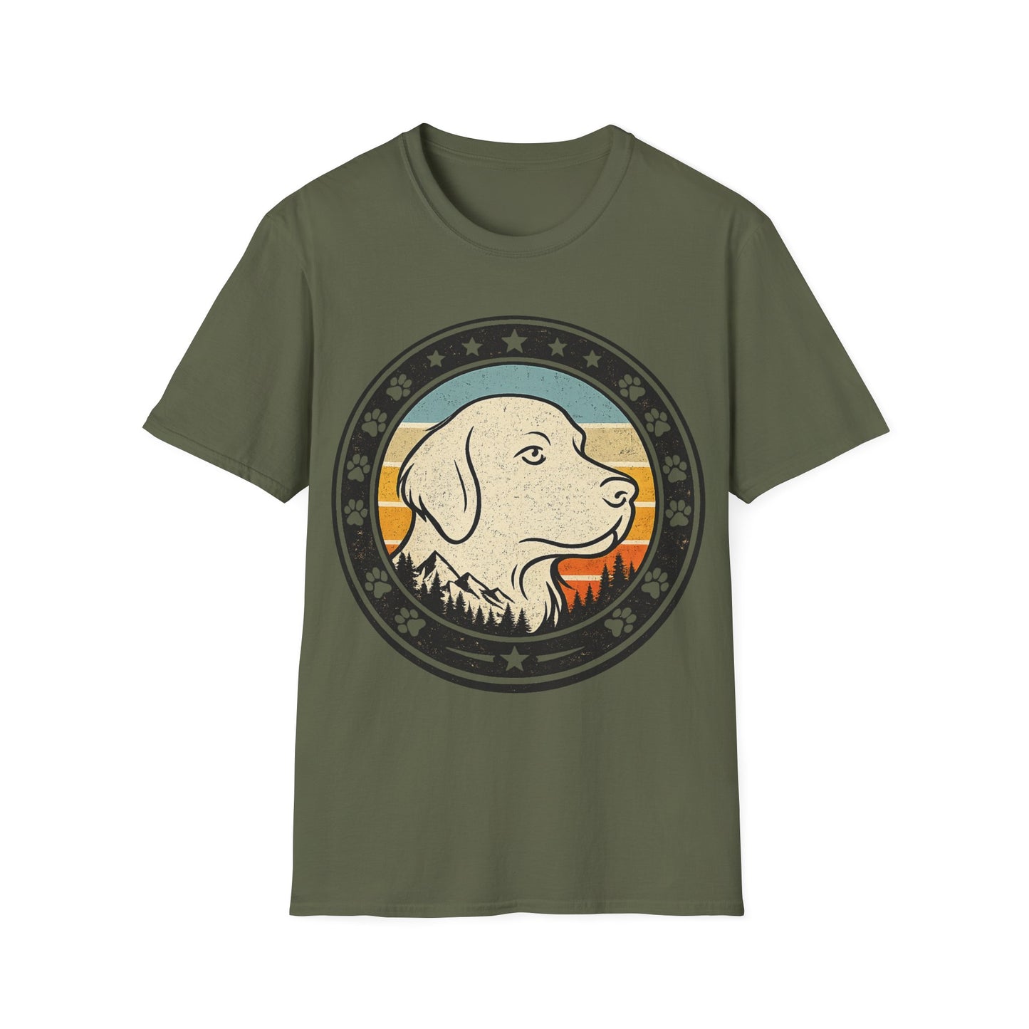 Minimalistic Gold Retriever T-Shirt