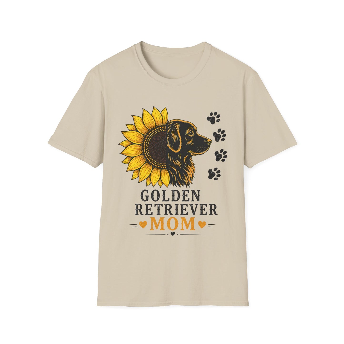 Sunflower Paw Prints T-Shirt