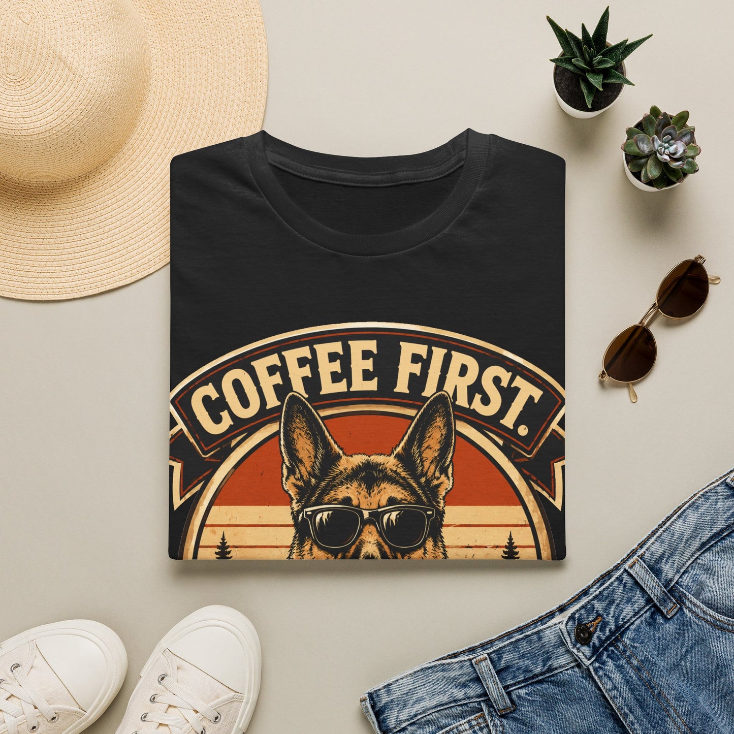Coffee and Dogs T-Shirt