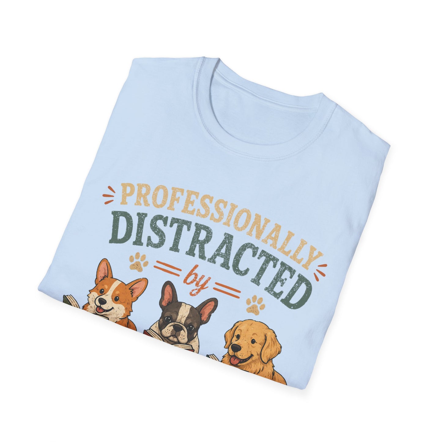 Love Reading and Dogs T-Shirt