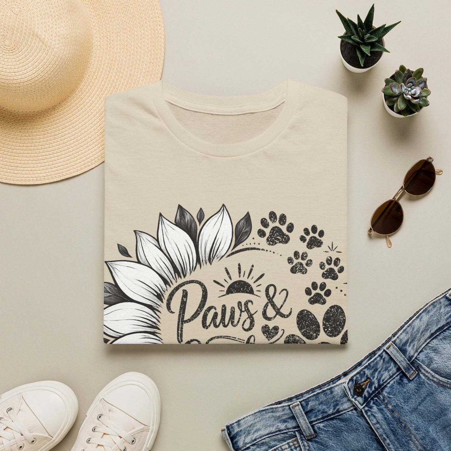 Sunflower Paws T-Shirt