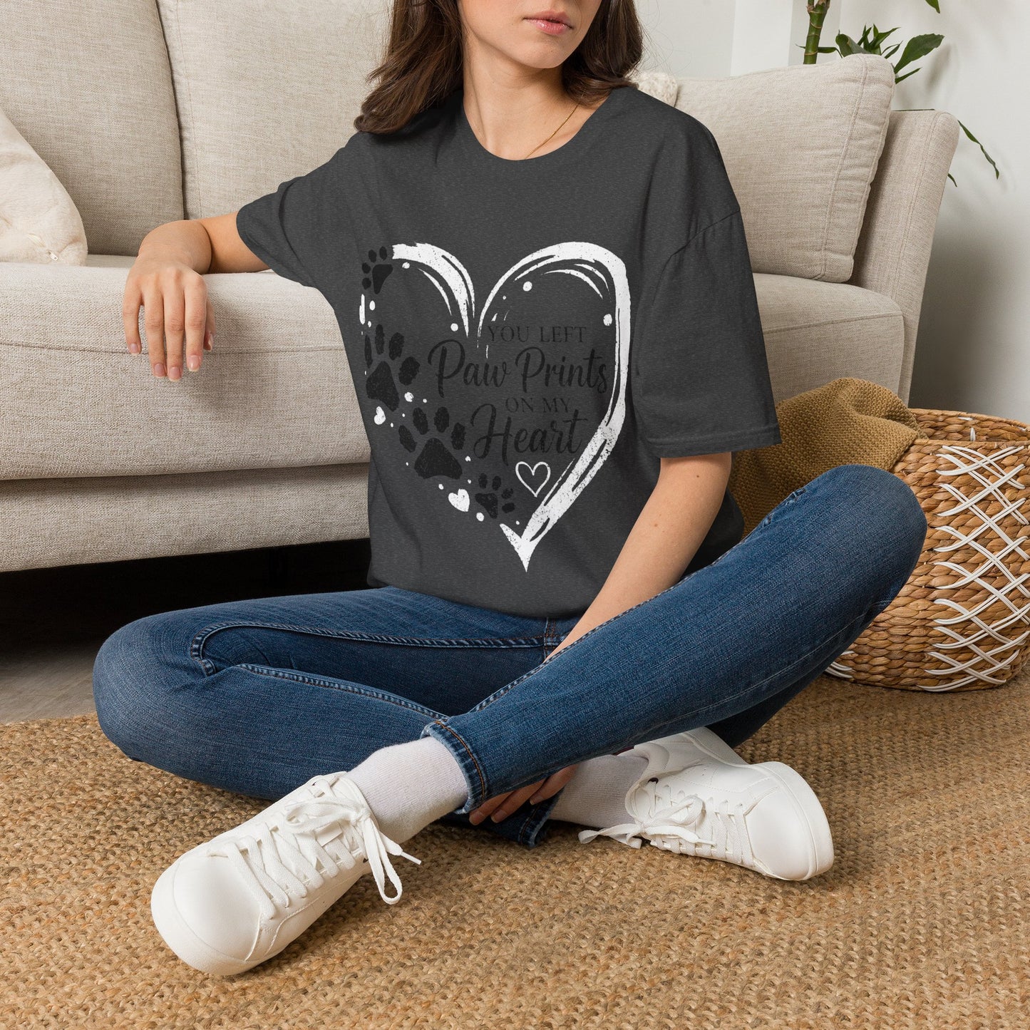 Paw Prints on My Heart T-Shirt