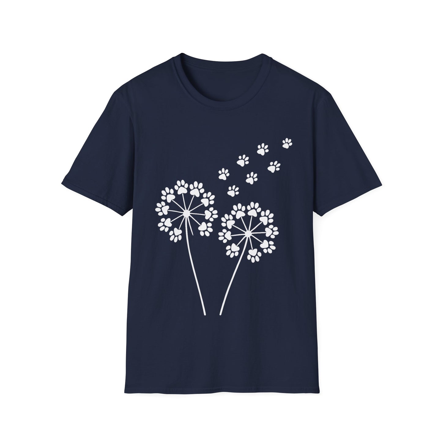 Dandelion Paw Prints T-Shirt
