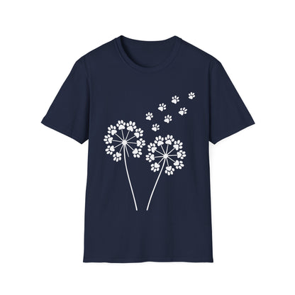 Dandelion Paw Prints T-Shirt