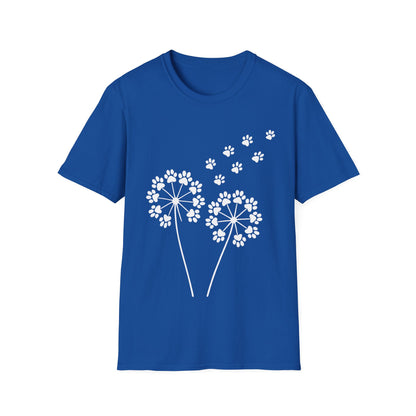 Dandelion Paw Prints T-Shirt