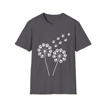 Dandelion Paw Prints T-Shirt
